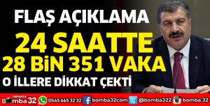 24 SAATTE 28 BİN 351 VAKA