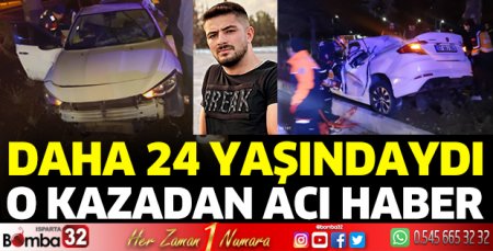 24 yaşındaki üniversite öğrencisi kazada hayatını kaybetti