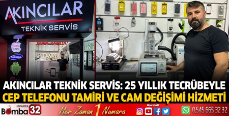 25 Yıllık Tecrübeyle Cep Telefonu Tamiri ve Cam Değişimi Hizmeti