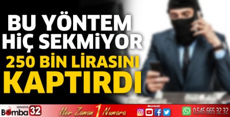 250 Bin TL'sini kaptırdı