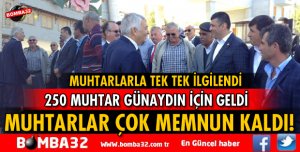 250 MUHTAR GÜNAYDIN İÇİN ISPARTA'YA GELDİ