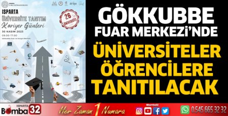 26 üniversite öğrencilere tanıtılacak