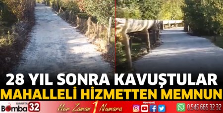 28 yıl sonra kavuştular 