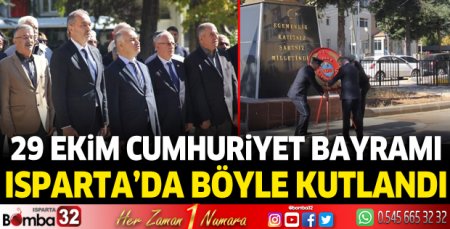 29 Ekim Cumhuriyet Bayramı böyle kutlandı