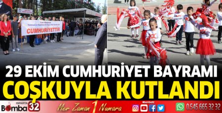 29 Ekim Cumhuriyet Bayramı coşkuyla kutlandı