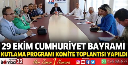 29 Ekim Cumhuriyet Bayramı Komite Toplantısı yapıldı