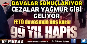 2'si baş polis 17 eski polise 99 yıl hapis