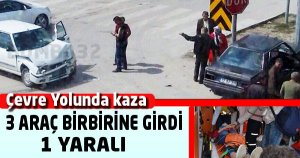 3 Araç Birbirine Girdi