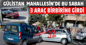 3 ARAÇ BİRBİRİNE GİRDİ