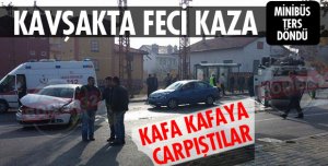 3 ARAÇ BİRBİRİNE GİRDİ