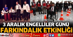 3 Aralık Engelliler Günü farkındalık etkinliği