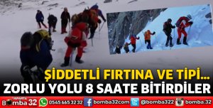 3 Bin 268 metreye tırmandılar