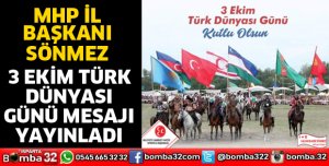 3 EKİM TÜRK DÜNYASI GÜNÜ MESAJI