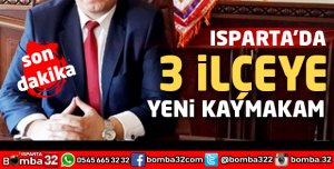 3 İLÇEYE KAYMAKAM ATANDI