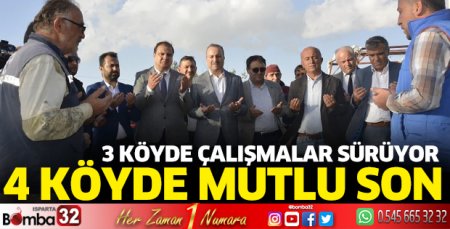 3 köyde doğalgaz çalışmaları sürüyor