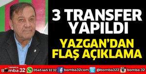 3 TRANSFER YAPILDI