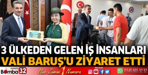 3 ülkeden gelen iş insanları Isparta'yı geziyor 