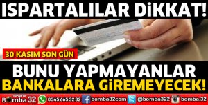 30 KASIM TARİHİNE DİKKAT 
