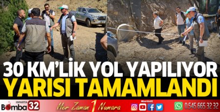 30 km'lik yeni orman yolu yapılıyor