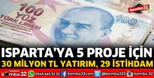 30 MİLYON TL YATIRIM VE 29 İSTİHDAM