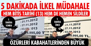 3013 TARİHİNE İLKEL MÜDAHALE