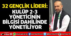 32 GENÇLİK LİDERİNDEN AÇIKLAMA