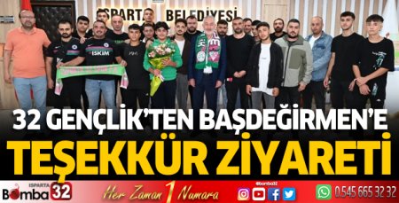 32 Gençlik'ten Başdeğirmen'e teşekkür ziyareti