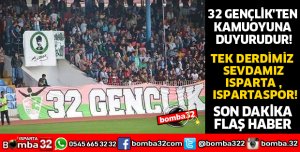 32 GENÇLİK'TEN KAMUOYUNA DUYURU