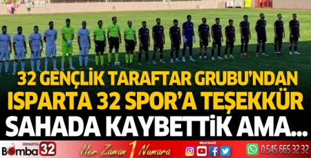32 Gençlik'ten teşekkür 