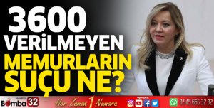 3600 verilmeyen memurların suçu ne?