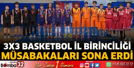3x3 Basketbol İl Birinciliği müsabakaları sona erdi