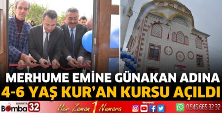4-6 Yaş Kur’an Kursu açıldı