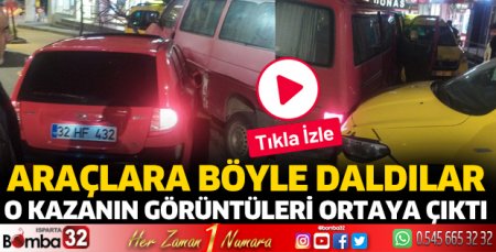 4 aracın hasar gördüğü kaza kaydedildi