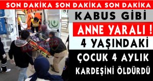 4 yaşındaki çocuk tüfekle oynadı...