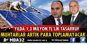 41 KÖYDE 1,3 MİLYON LİRALIK TASARRUF SAĞLANACAK