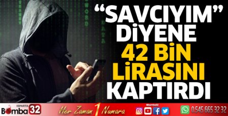 42 Bin lira dolandırıldı