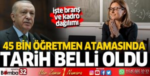 45 bin öğretmen ataması için ön başvuru ve atama tarihleri belli oldu