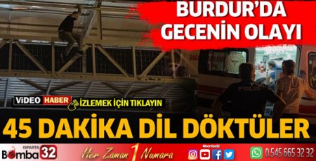 45 dakika dil döktüler