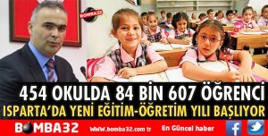 454 OKULDA 84 BİN 607 ÖĞRENCİ OKULA BAŞLIYOR