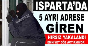 5 YERİ SOYDU YAKALANDI !