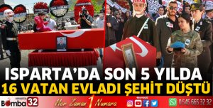 5 Yılda 16 Vatan Evladı Şehit Düştü