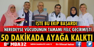 50 DAKİKADA SAĞLIĞINA KAVUŞTU