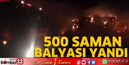 500 saman balyası yandı