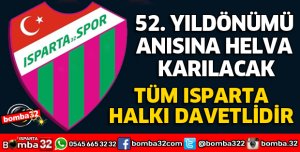 52. YILDÖNÜMÜ ANISINA HELVA KARILACAK