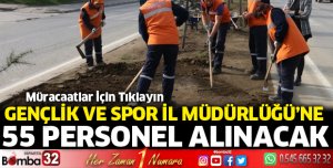 55 personel alınacak