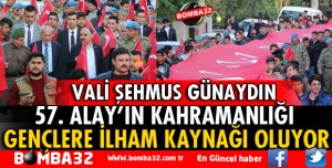 57. ALAY’IN KAHRAMANLIĞI GENÇLERE İLHAM KAYNAĞI OLUYOR