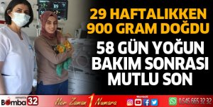 58 yoğun bakım sonrası mutlu son