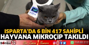 6 Bin 417 sahipli hayvana mikroçip takıldı