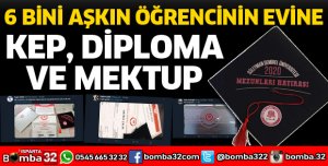 6 BİNİ AŞKIN MEZUN ÖĞRENCİYE SÜRPRİZ