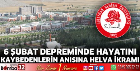 6 Şubat depreminde hayatını kaybedenlerin anısına helva ikramı